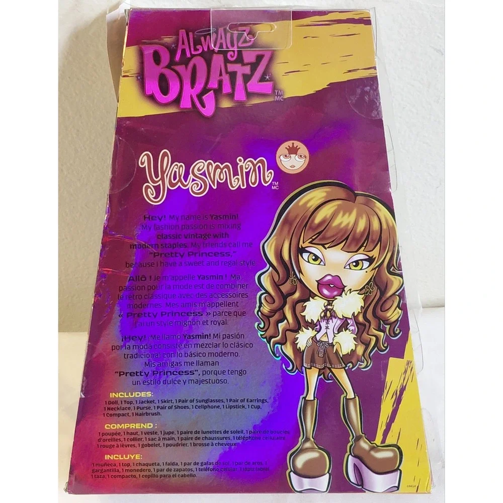 Alwayz Bratz Yasmin Fashion Doll 10 Accessories Poster MGA New in Box